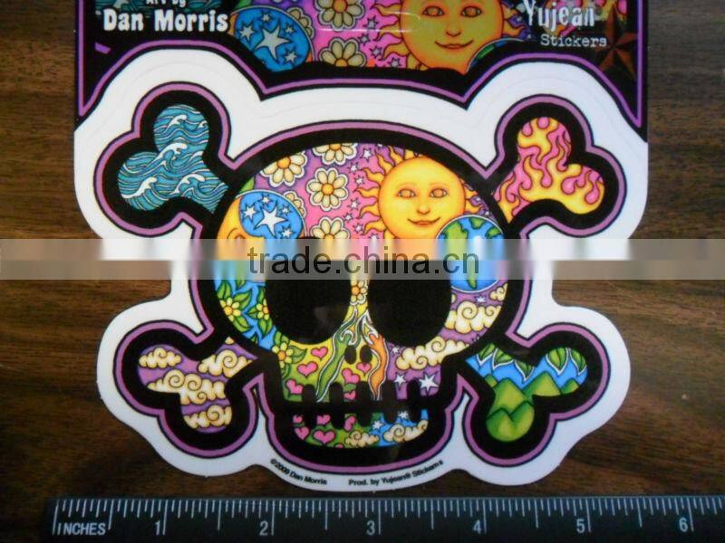 Customized Printing PVC Material window car sticker,Waterproof UV Resistant microfiber sticker screen cleaner stickers --DH20697