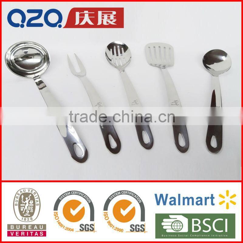 Personalized 5pcs stainless steel cooking tool set
