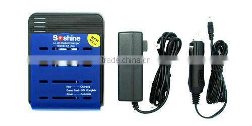 4 slot battery charger 18650 26650 18350 10440 14500 AA AAA battery charger, Li-ion battery charger with 4 LED indicators