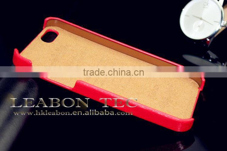 genuine leather phone case, ultra slim hard back case for iphone 5 5s, factory price
