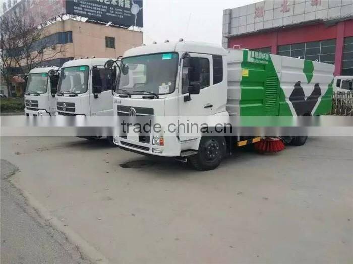 2016 NEW dongfeng tianjin road cleaning sweeper truck for sale