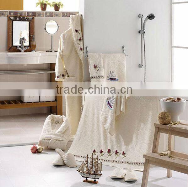 100 cotton embroidered hand towels