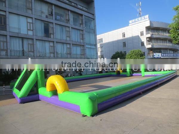 20*10*2.5m inflatable soap soccer field/ football pitch