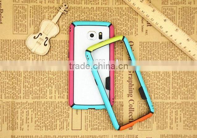 Hot Selling Simple Contrast Colors Bumper Case For Samsung