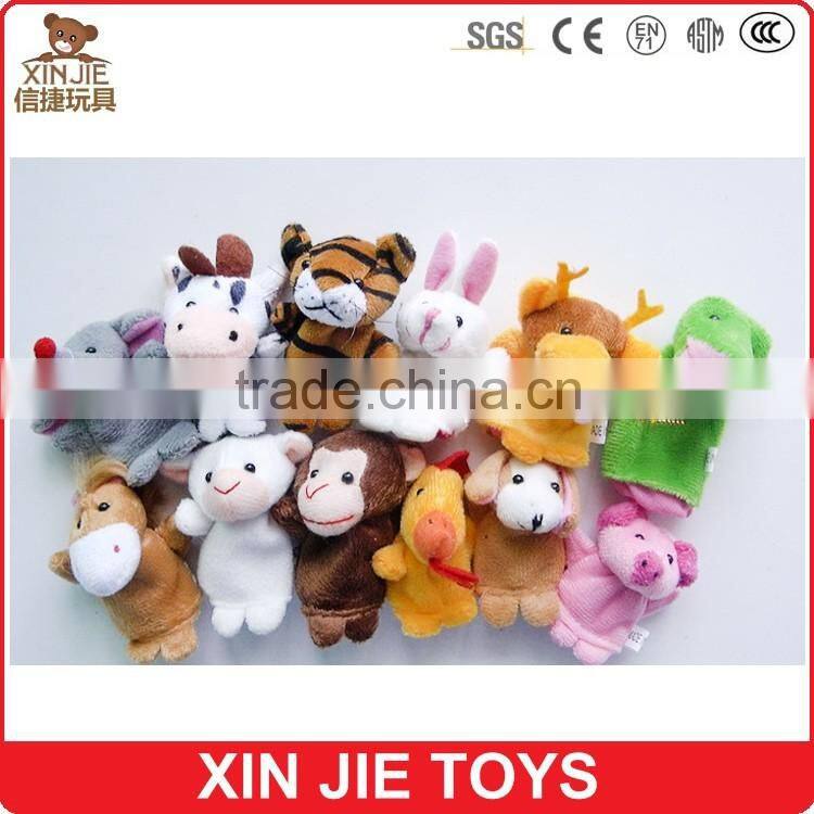 cute animal finger puppet good quality zodiac finger puppet