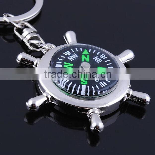 Advertising promotional basketball metal keychain custom shaped