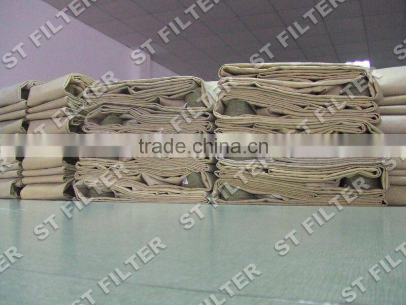 PI filter bag+PTFE foam coating