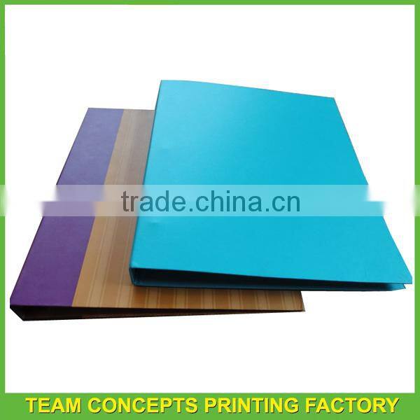 Spring clip file folder paper