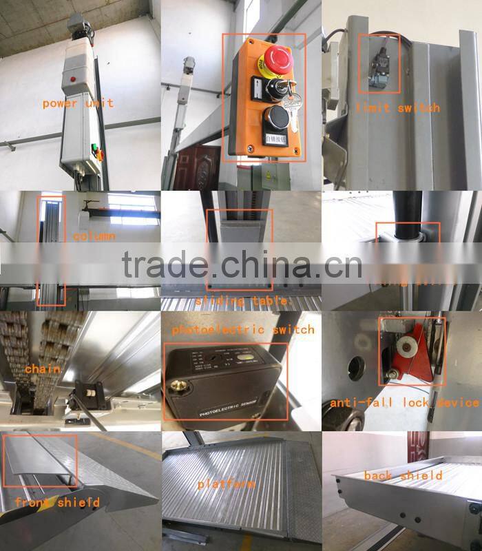 2 level two post car parking lift