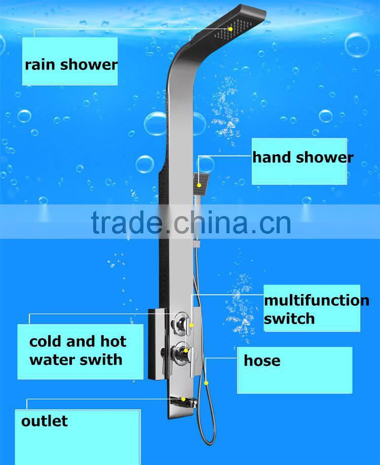 New bathroom design massage set column shower faucets Y-019