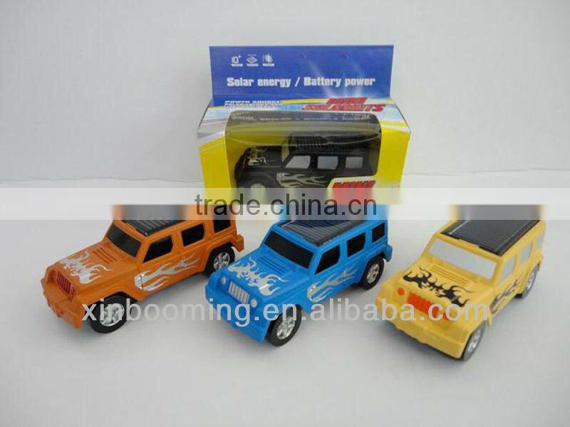 12CM solar power car toys