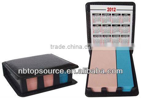 Magnetic Recycled Sticky Memo Pad with Pen