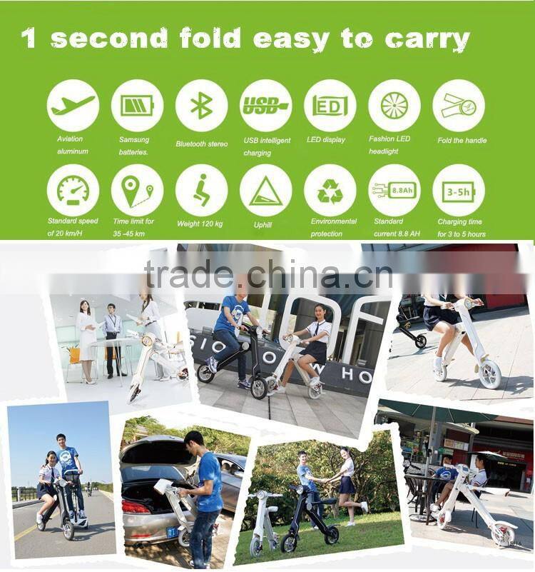 Modern design hot sell ce approved kick electric scooter