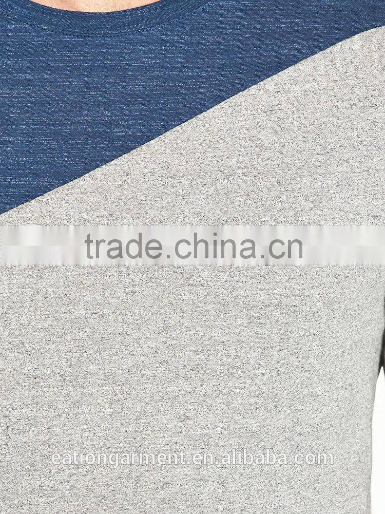 super soft cotton chinese short sleeve splicing cheap defective t-shirts for men