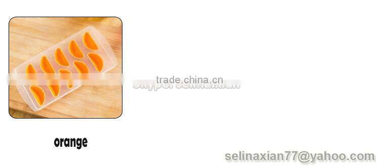 NEW Novelty Fruit Ice Juice Cube Tray Chocolate Jelly Silicone Mould Party