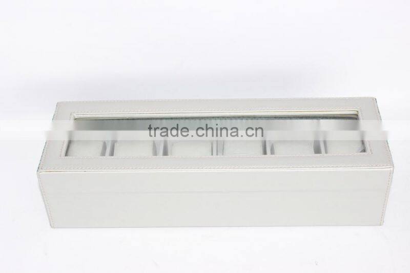 elegant leather watch box