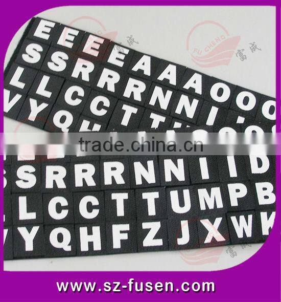 Hot Magic Letters of fastener tape hook and loop