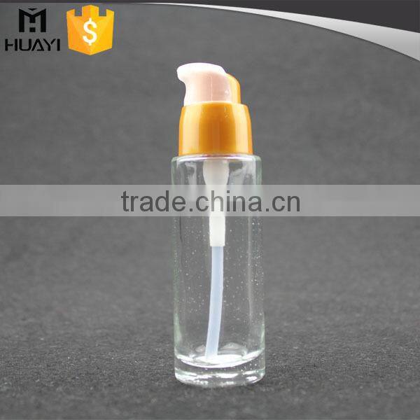 30ml Cosmetic Glass Lotion Bottle With Pump,empty body Lotion Bottle,make Up And Concealer Glass Lotion Bottle With Mirror
