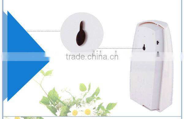 Hot sale bathroom auto perfume dispensers removable battery type aerosol dispenser V-