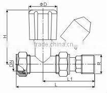 C.P.Brass Radiator valve