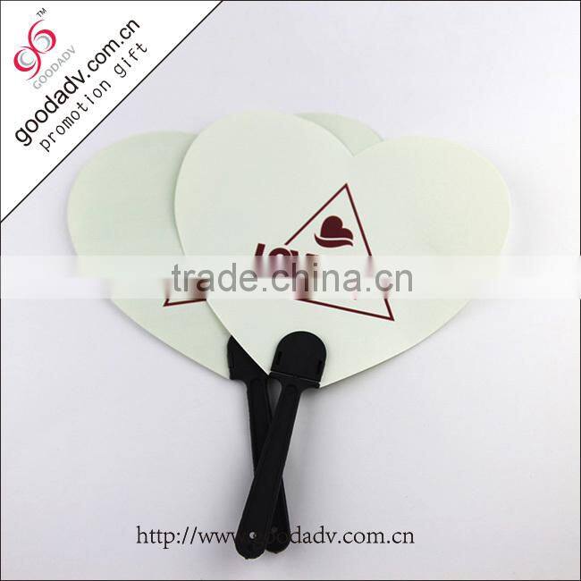 New products hand fan custom printed plastic fan summer cheap plastic fan