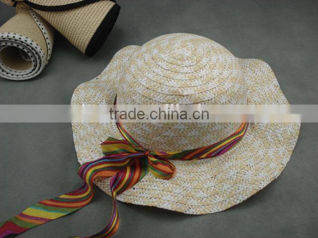 Factory latest straw hat children beach