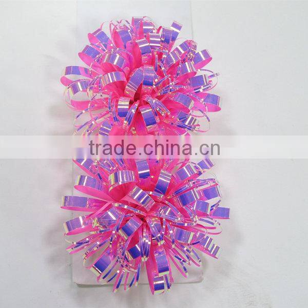 Various Iridescent Plastic Curly Ribbon Bow