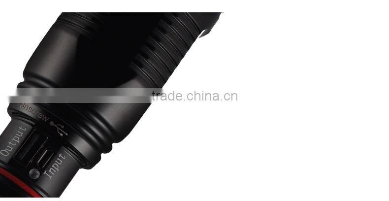 High lumen army torch tactical flashlight from Tank007 factory
