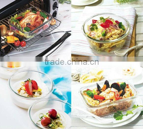 High Quality Glass Food Portable Cheese Storage Containers