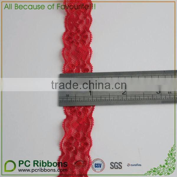 1" red elastic trim, DIY headband