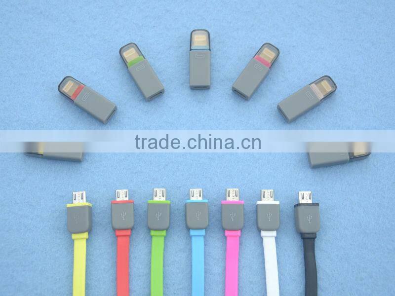 newest model V8 and 5s together usb cable for iphone 5 & for iphone5s & android phone