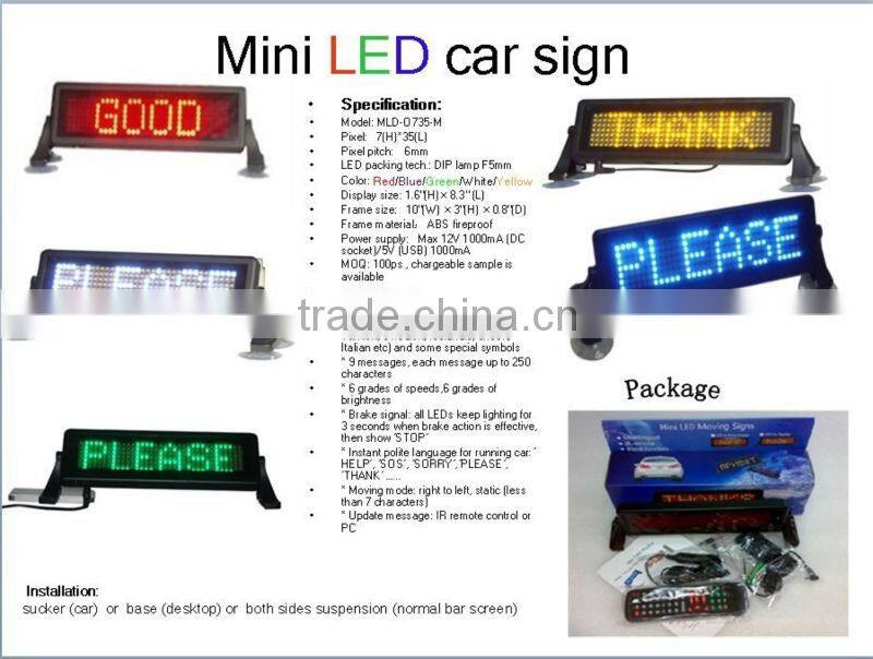 taxi top light,bulb taxi sign,LED taxi sign