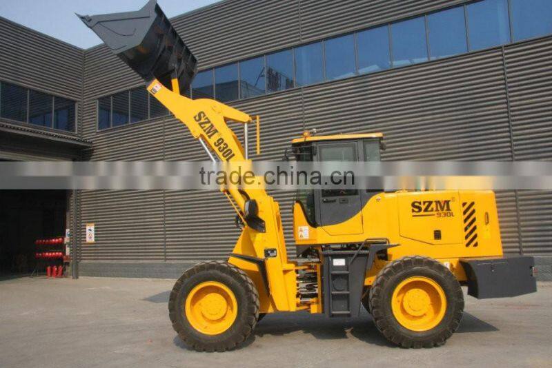 Construction equipment wheel loader SZM 930L with acessories