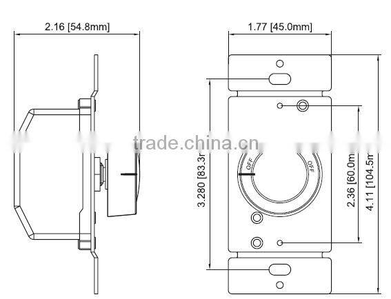 Rotary Fan speed control with fully range variable