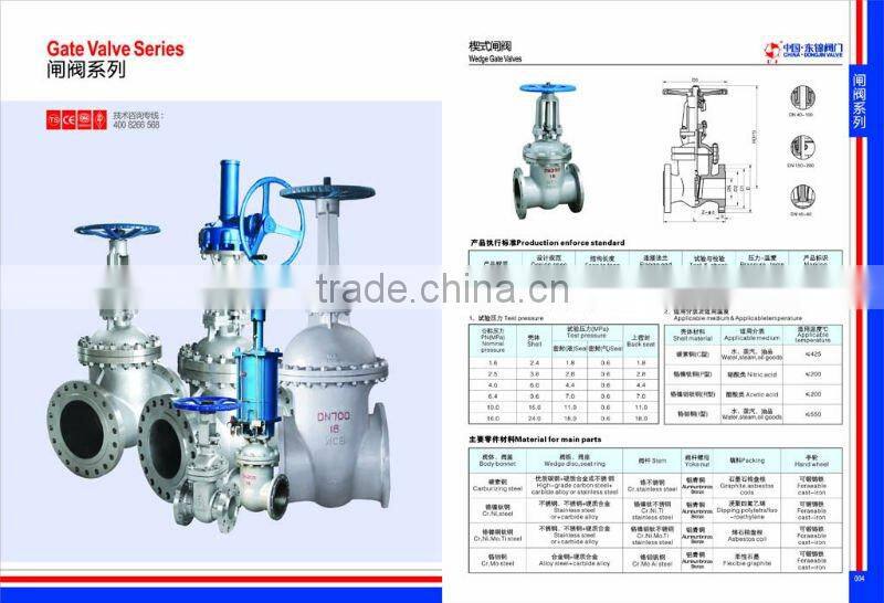 High pressure carbon steel gate valve