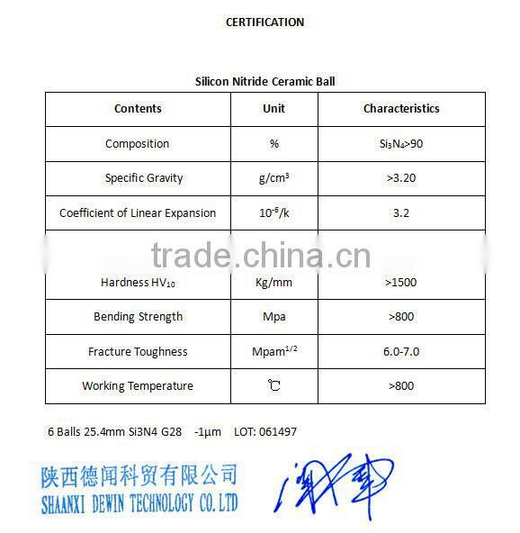 Silicon Nitride Ceramic Balls