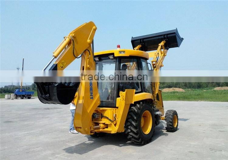 WZ25-10 4wd 40hp tractor with front end loader and backhoe loader