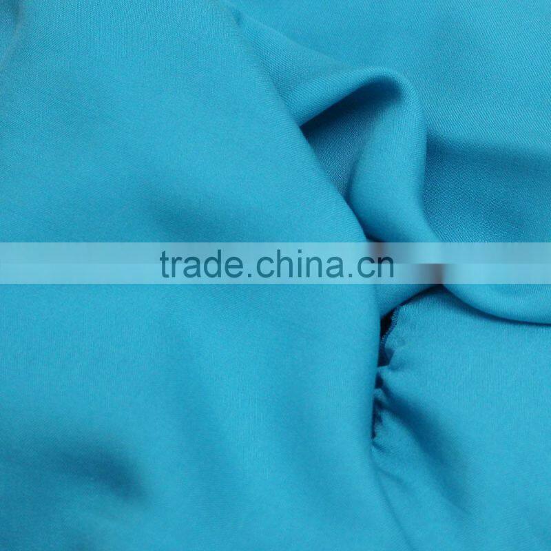 plain dyed woven viscose satin rayon twill fabric