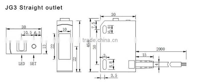 100mm laser sensor,high power laser light souce, red visible light