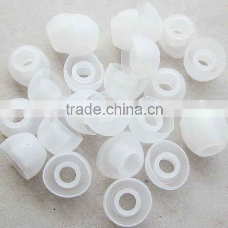 oem welcome comfortable soft silicone rubber earplug for headphone