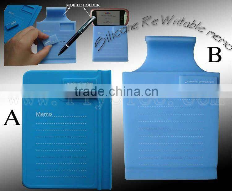 silicone recycled memo pad