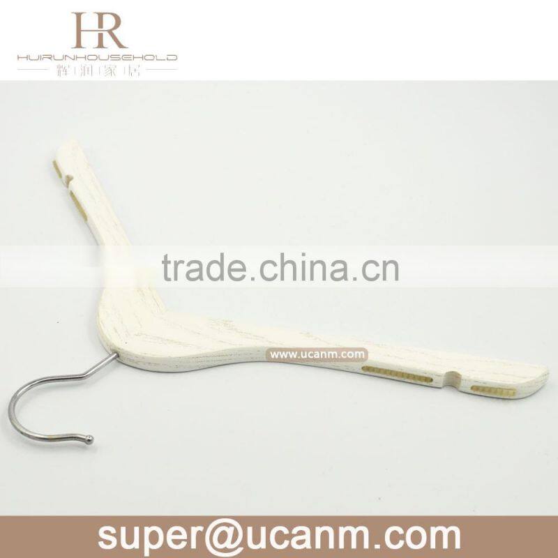 HRW-661IW luxury ashtree wood coat hanger