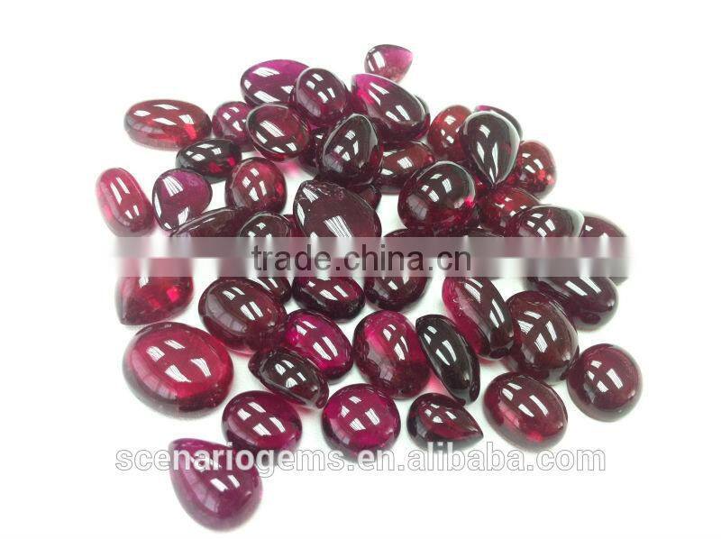 #CMZZ Natural Multi-Shape Cabs Loose Gemstone Rubellite Cabochon