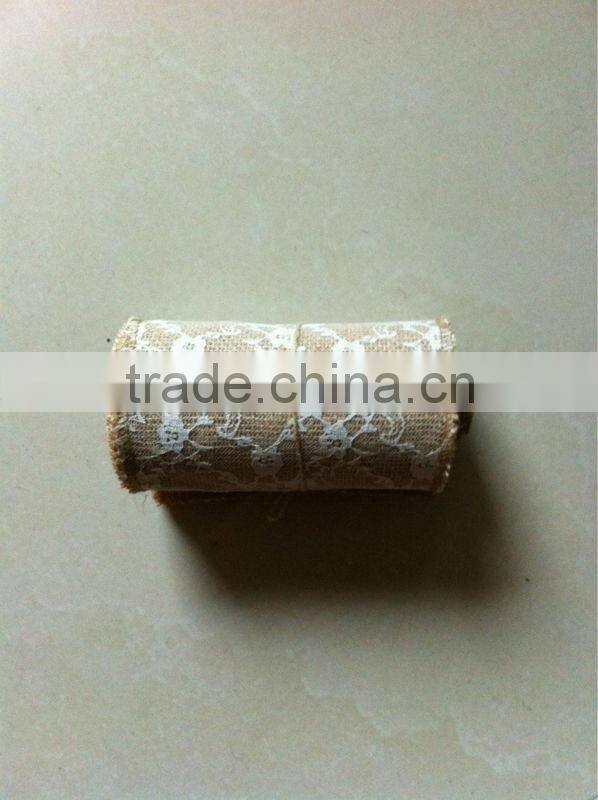 natural burlap ribbon