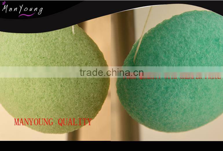 Heart shape konjac sponge