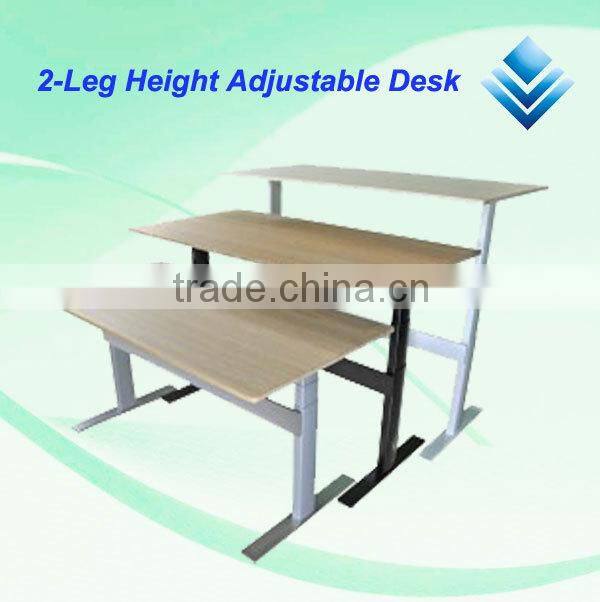 Metal Ergonomic height adjustable PC desk, electric standing desk,