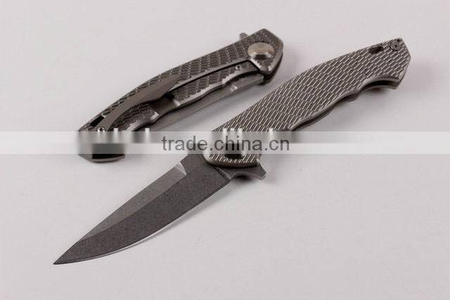 OEM Titanium handle D2 survival knife