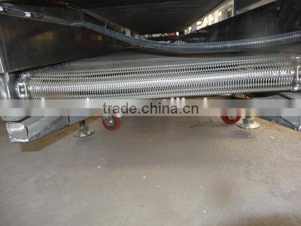 Multilayers stainless steel mesh belt conveyor
