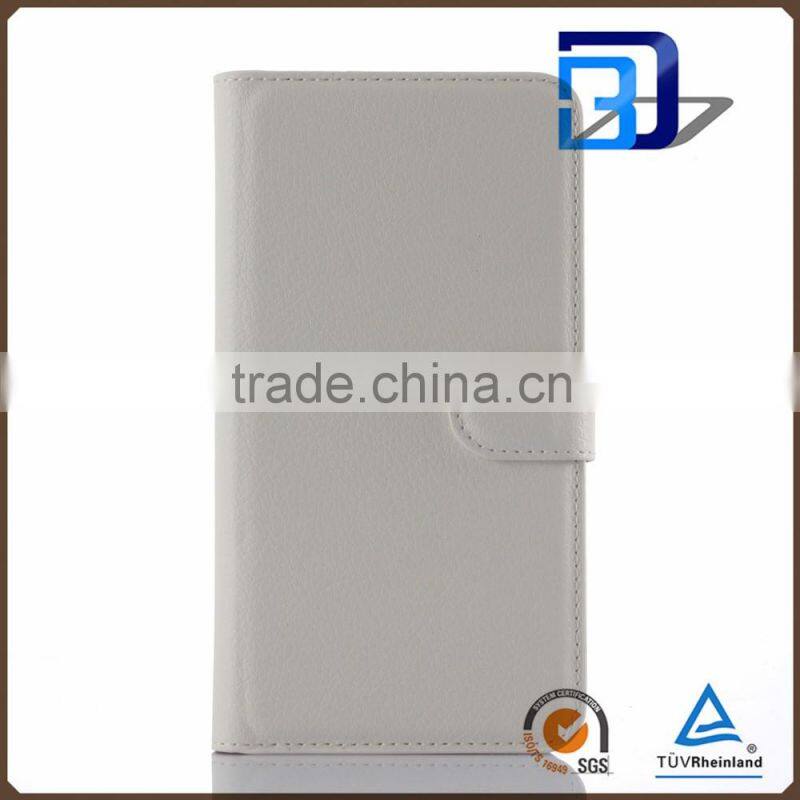 New PU leather with card slots stand flip wallet case for Lenovo Vibe X3 Lite A7010