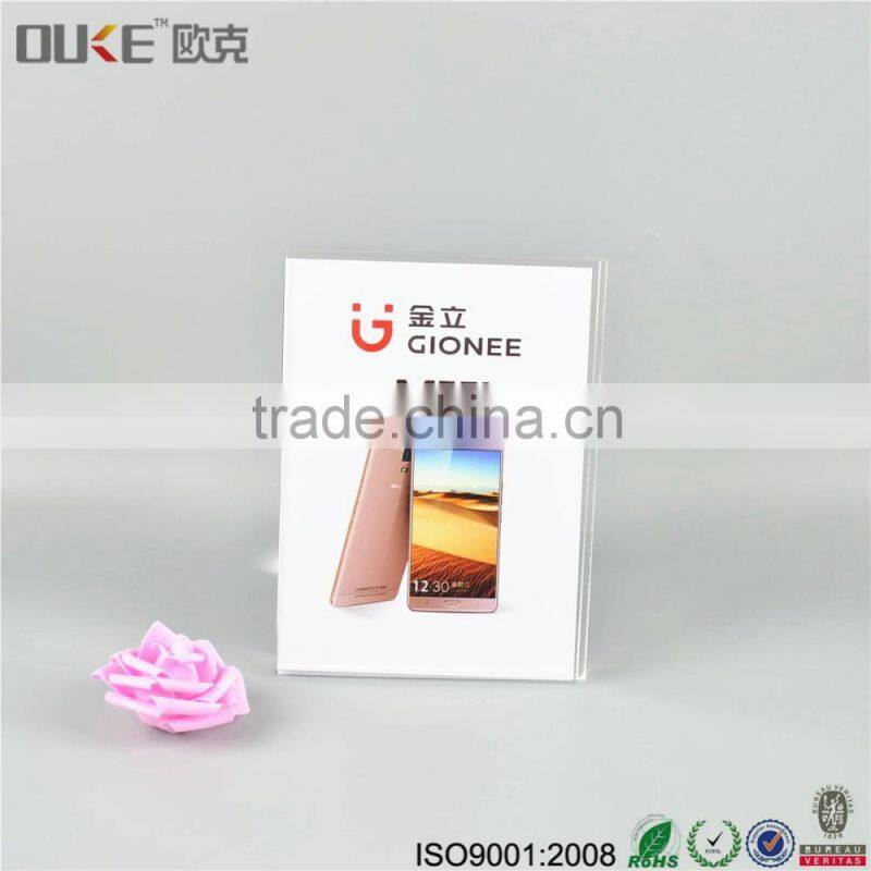 hot puplar promotion luxury clear acrylic photo block